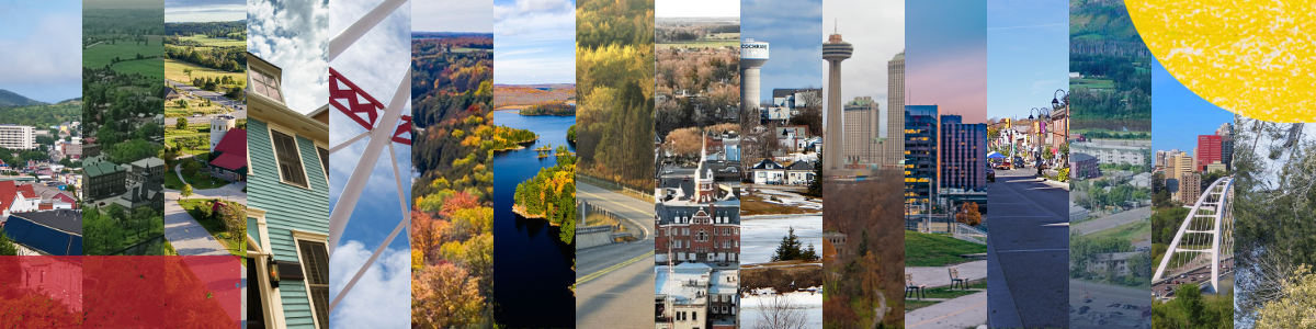 16 images of various communities in the HRIF program